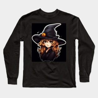 Happy halloween witch Long Sleeve T-Shirt